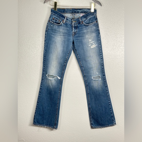 Lucky Brand Denim - Vintage Lucky Brand destroyed distressed low rise Sweet Kosmo jean size 0/25
